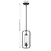 Savoy House - 7-3022-1-89 - One Light Mini-Pendant - Holton - Matte Black
