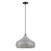 Savoy House - 7-3095-1-201 - One Light Pendant - Jade - Black and White Shell