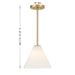 Savoy House - 7-4011-1-322 - One Light Mini-Pendant - Blair - Warm Brass