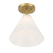 Savoy House - 7-4011-1-322 - One Light Mini-Pendant - Blair - Warm Brass