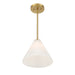 Savoy House - 7-4011-1-322 - One Light Mini-Pendant - Blair - Warm Brass