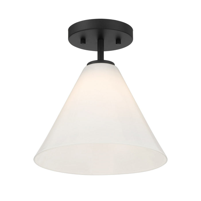 Savoy House - 7-4011-1-89 - One Light Mini-Pendant - Blair - Matte Black