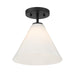 Savoy House - 7-4011-1-89 - One Light Mini-Pendant - Blair - Matte Black