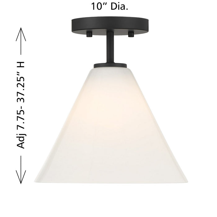 Savoy House - 7-4011-1-89 - One Light Mini-Pendant - Blair - Matte Black