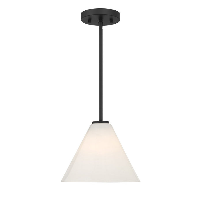 Savoy House - 7-4011-1-89 - One Light Mini-Pendant - Blair - Matte Black