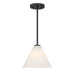 Savoy House - 7-4011-1-89 - One Light Mini-Pendant - Blair - Matte Black