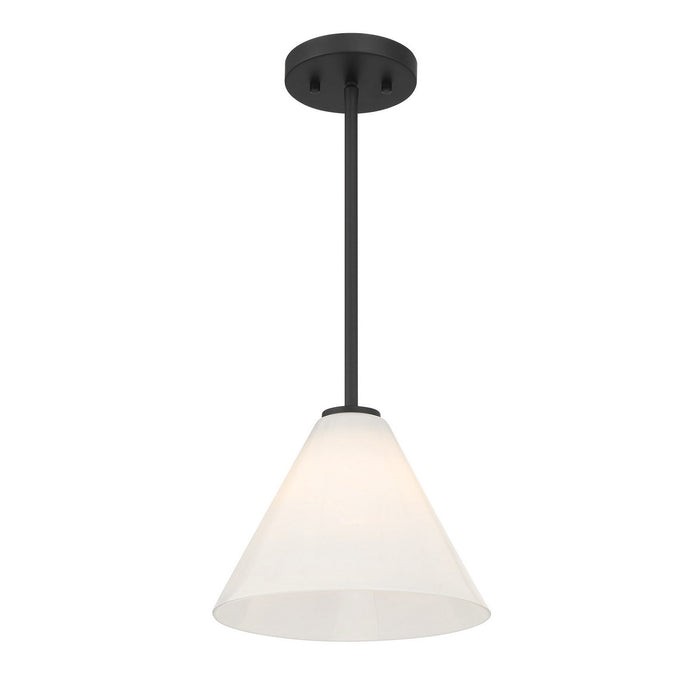 Savoy House - 7-4011-1-89 - One Light Mini-Pendant - Blair - Matte Black
