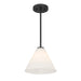 Savoy House - 7-4011-1-89 - One Light Mini-Pendant - Blair - Matte Black