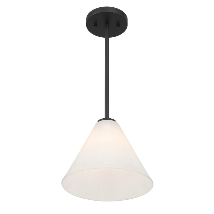 Savoy House - 7-4011-1-89 - One Light Mini-Pendant - Blair - Matte Black