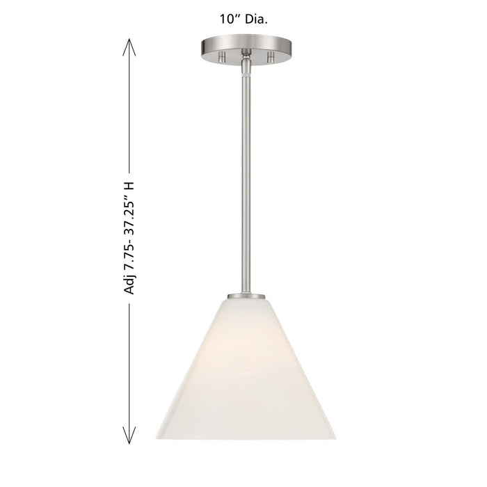Savoy House - 7-4011-1-SN - One Light Mini-Pendant - Blair - Satin Nickel