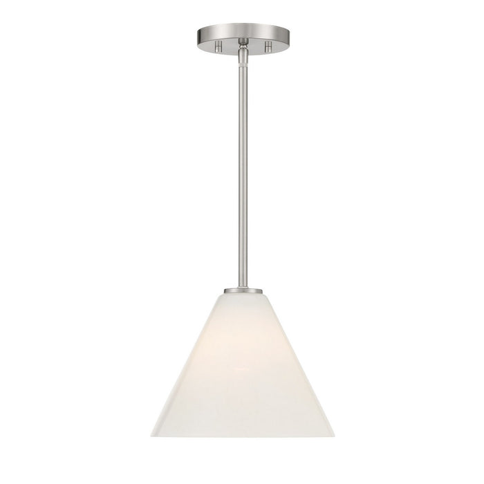 Savoy House - 7-4011-1-SN - One Light Mini-Pendant - Blair - Satin Nickel