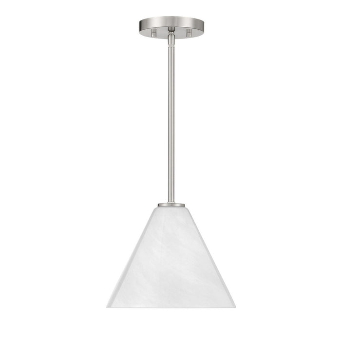 Savoy House - 7-4011-1-SN - One Light Mini-Pendant - Blair - Satin Nickel