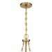 Savoy House - 7-5988-3-322 - Three Light Pendant - Reiling - Warm Brass