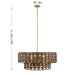 Savoy House - 7-9284-7-220 - Seven Light Pendant - Silencio - Riviera Brass