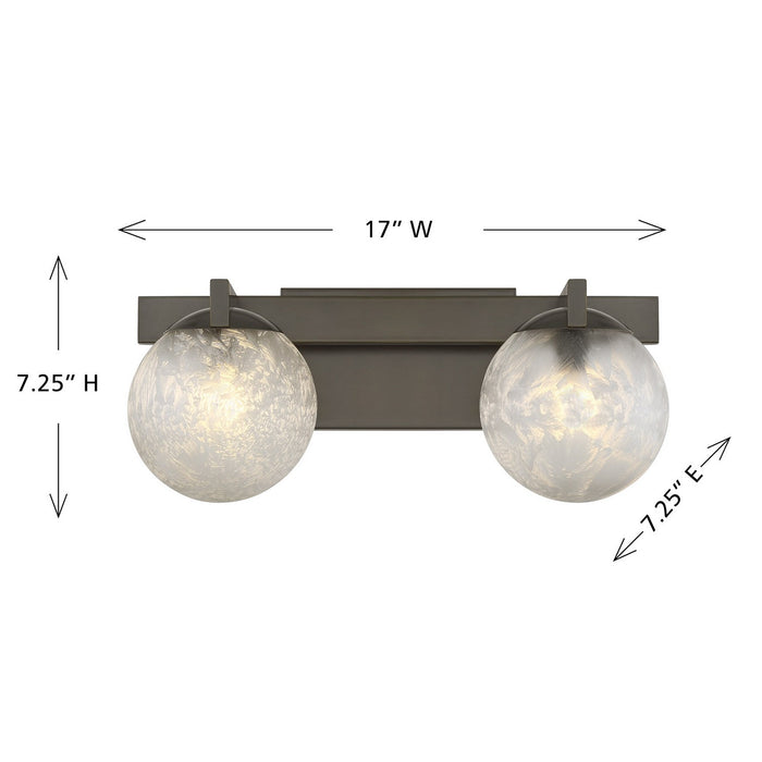 Savoy House - 8-1017-2-15 - Two Light Bathroom Vanity - Darien - Mediterranean Bronze
