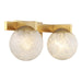 Savoy House - 8-1017-2-322 - Two Light Bathroom Vanity - Darien - Warm Brass
