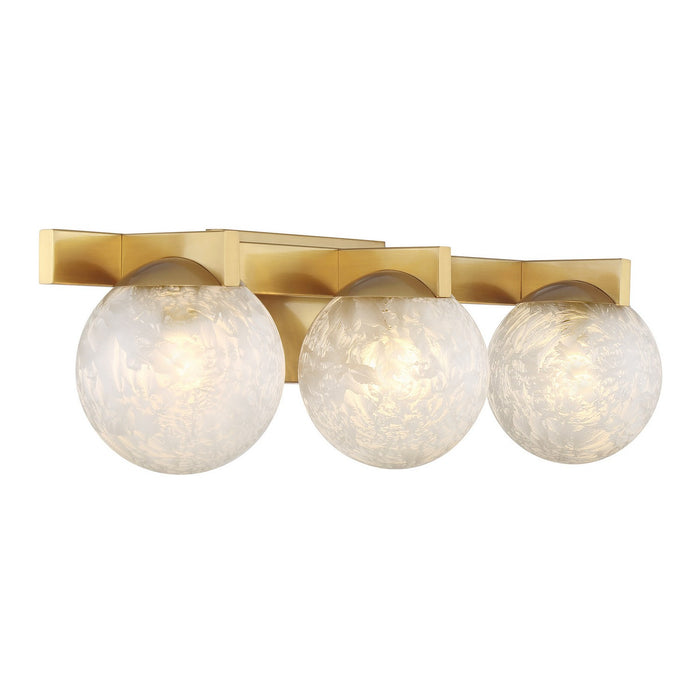 Savoy House - 8-1017-3-322 - Three Light Bathroom Vanity - Darien - Warm Brass