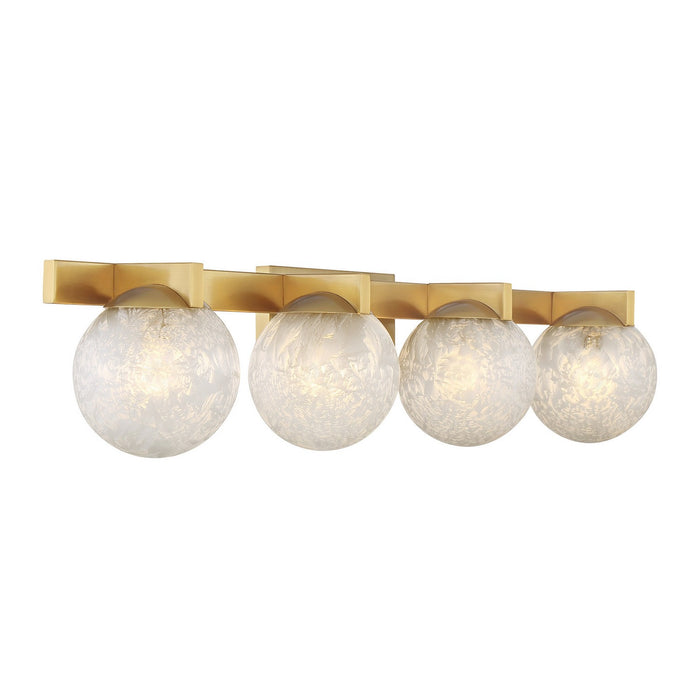 Savoy House - 8-1017-4-322 - Four Light Bathroom Vanity - Darien - Warm Brass