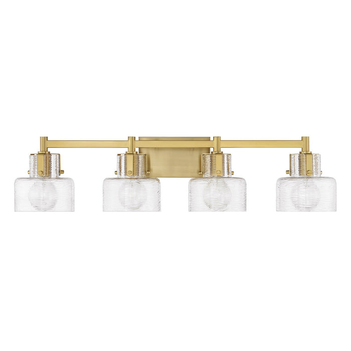 Savoy House - 8-1030-4-322 - Four Light Bathroom Vanity - Dover - Warm Brass