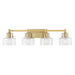 Savoy House - 8-1030-4-322 - Four Light Bathroom Vanity - Dover - Warm Brass