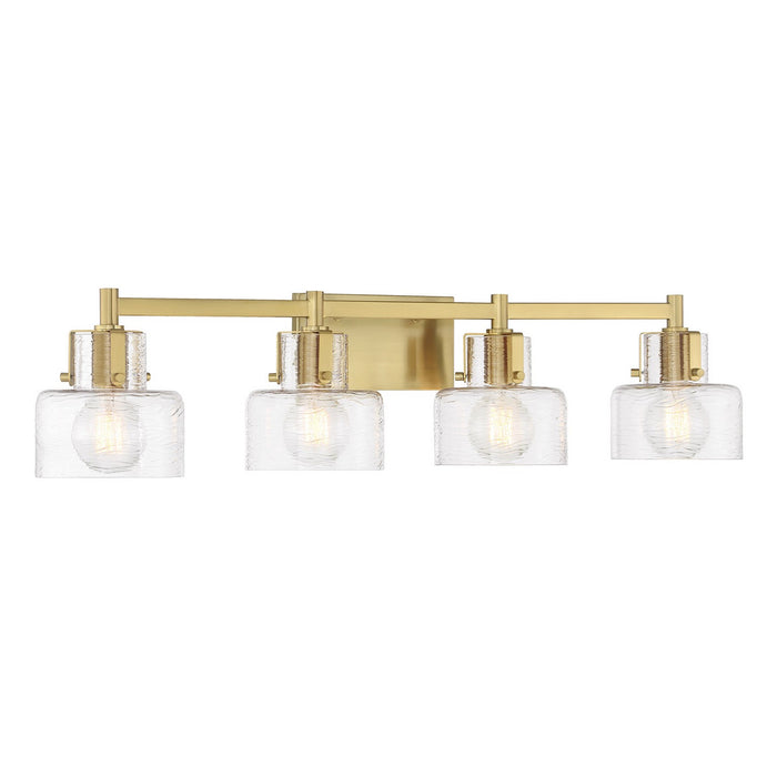 Savoy House - 8-1030-4-322 - Four Light Bathroom Vanity - Dover - Warm Brass