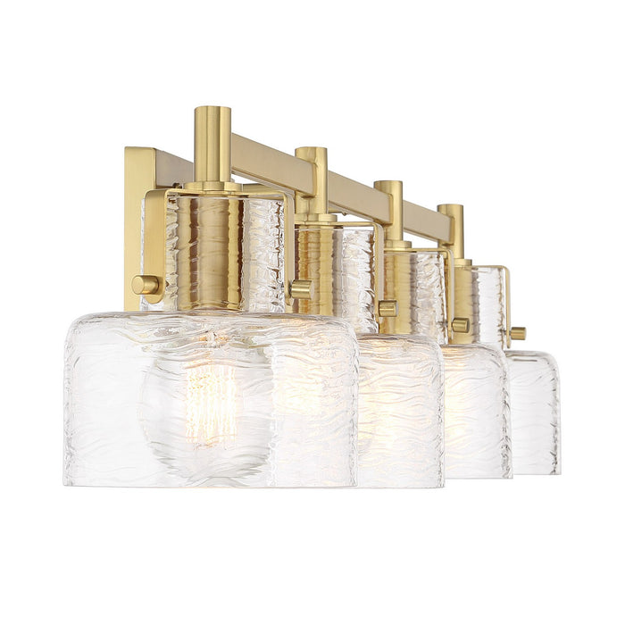 Savoy House - 8-1030-4-322 - Four Light Bathroom Vanity - Dover - Warm Brass