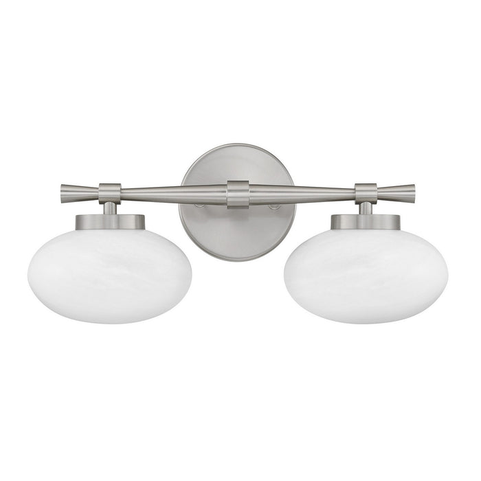 Savoy House - 8-1050-2-SN - Two Light Bathroom Vanity - Barrow - Satin Nickel