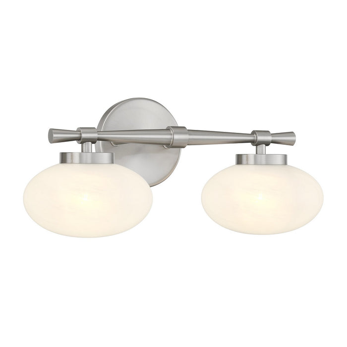 Savoy House - 8-1050-2-SN - Two Light Bathroom Vanity - Barrow - Satin Nickel