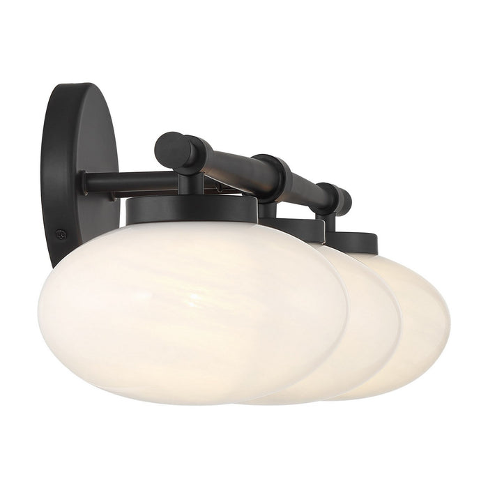 Savoy House - 8-1050-3-BK - Three Light Bathroom Vanity - Barrow - Matte Black