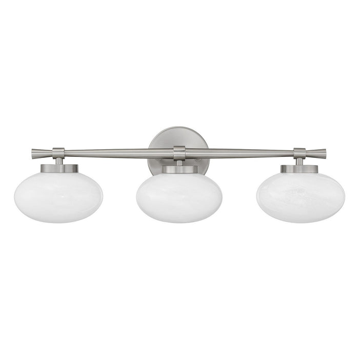 Savoy House - 8-1050-3-SN - Three Light Bathroom Vanity - Barrow - Satin Nickel