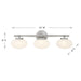 Savoy House - 8-1050-3-SN - Three Light Bathroom Vanity - Barrow - Satin Nickel