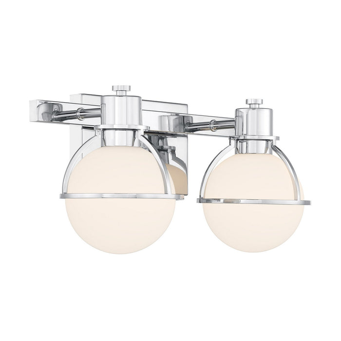 Savoy House - 8-1060-2-11 - Two Light Bathroom Vanity - Pierce - Chrome