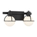 Savoy House - 8-1060-2-BK - Two Light Bathroom Vanity - Pierce - Matte Black