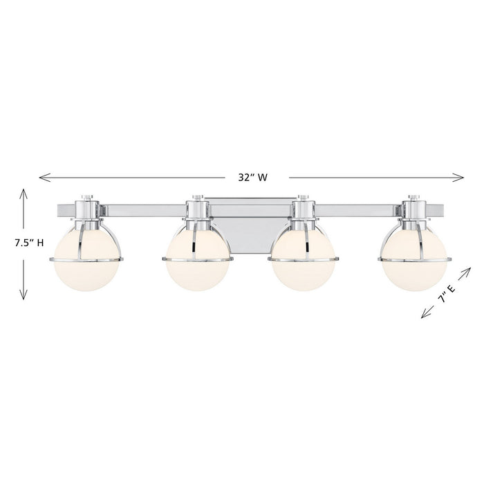 Savoy House - 8-1060-4-11 - Four Light Bathroom Vanity - Pierce - Chrome