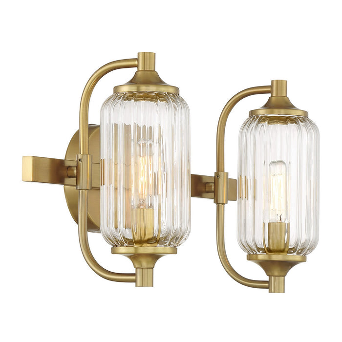 Savoy House - 8-3024-2-322 - Two Light Bathroom Vanity - Holton - Warm Brass