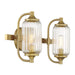 Savoy House - 8-3024-2-322 - Two Light Bathroom Vanity - Holton - Warm Brass