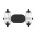 Savoy House - 8-3024-2-BK - Two Light Bathroom Vanity - Holton - Matte Black