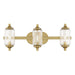 Savoy House - 8-3024-3-322 - Three Light Bathroom Vanity - Holton - Warm Brass