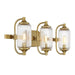 Savoy House - 8-3024-3-322 - Three Light Bathroom Vanity - Holton - Warm Brass