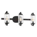 Savoy House - 8-3024-3-BK - Three Light Bathroom Vanity - Holton - Matte Black