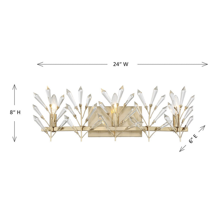Savoy House - 8-4075-3-127 - Three Light Bathroom Vanity - Orianna - Noble Brass