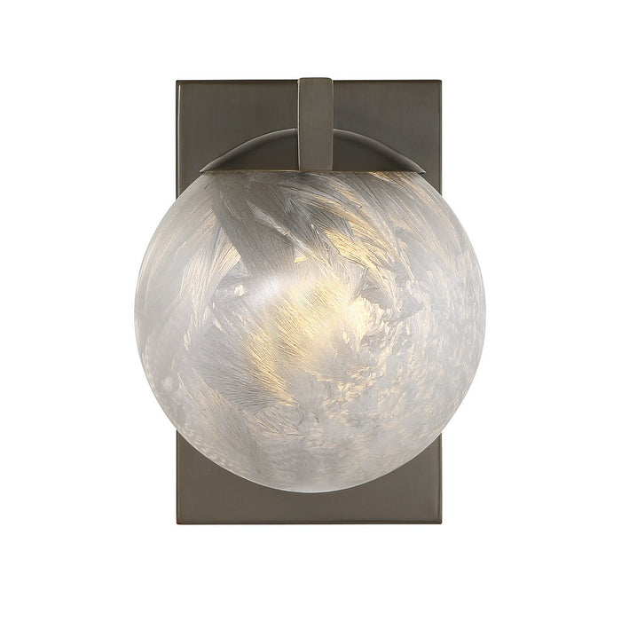 Savoy House - 9-1017-1-15 - One Light Wall Sconce - Darien - Mediterranean Bronze