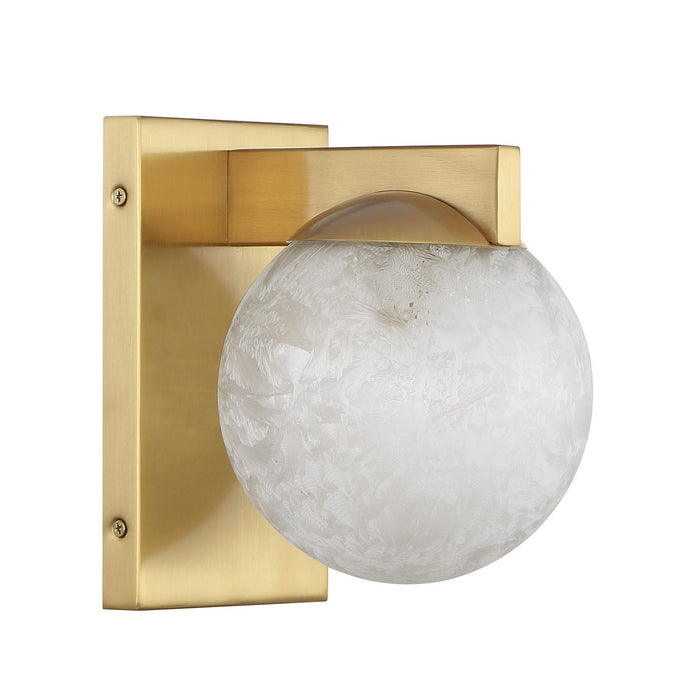 Savoy House - 9-1017-1-322 - One Light Wall Sconce - Darien - Warm Brass