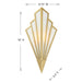 Savoy House - 9-1037-1-322 - LED Wall Sconce - Rivage - Warm Brass