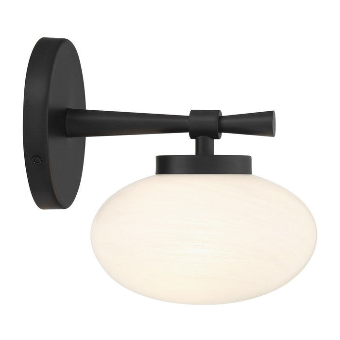 Savoy House - 9-1050-1-BK - One Light Wall Sconce - Barrow - Matte Black