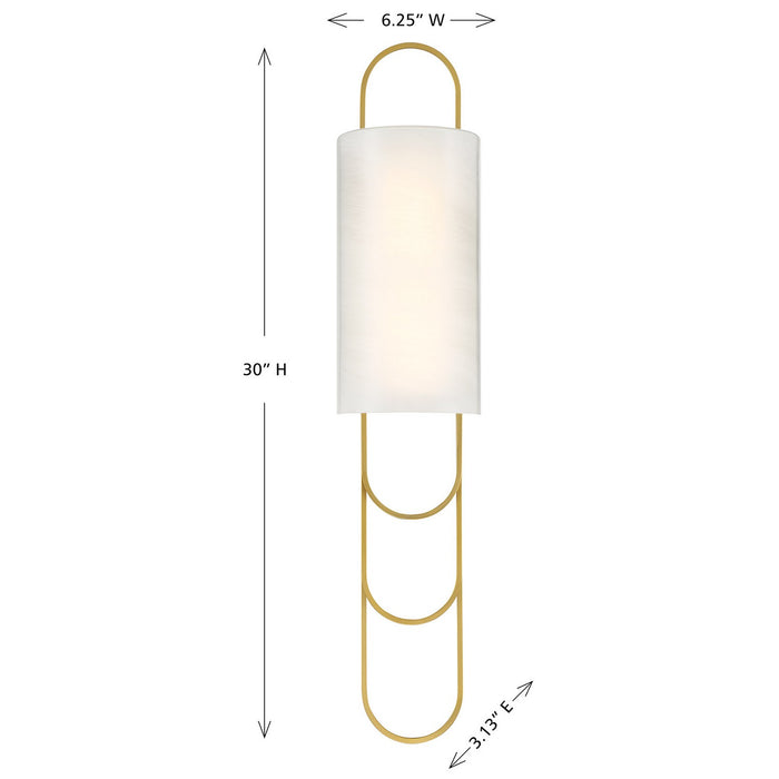 Savoy House - 9-1051-1-322 - LED Wall Sconce - Tartine - Warm Brass