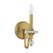 Savoy House - 9-1360-1-322 - One Light Wall Sconce - Champlain - Warm Brass