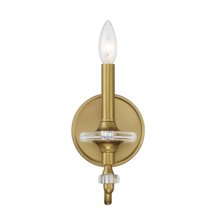 Savoy House - 9-1360-1-322 - One Light Wall Sconce - Champlain - Warm Brass