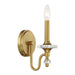 Savoy House - 9-1360-1-322 - One Light Wall Sconce - Champlain - Warm Brass