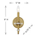 Savoy House - 9-1360-1-322 - One Light Wall Sconce - Champlain - Warm Brass